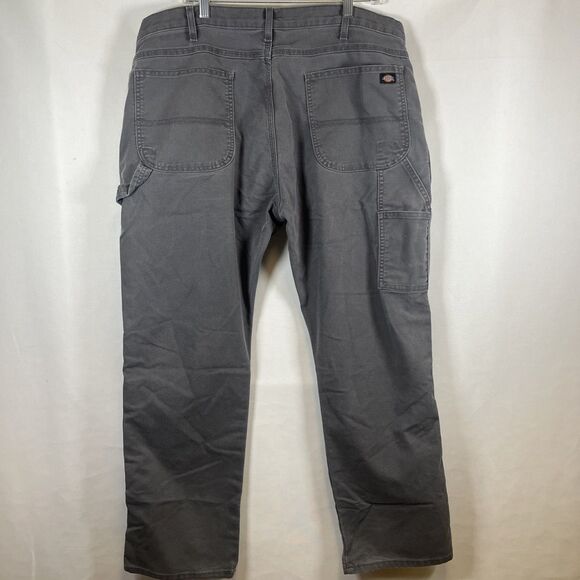 Dickies Flex Cargo Pants, Men's Size 40 Regular Fit Dark Gray Workwear - Picture 3 of 8